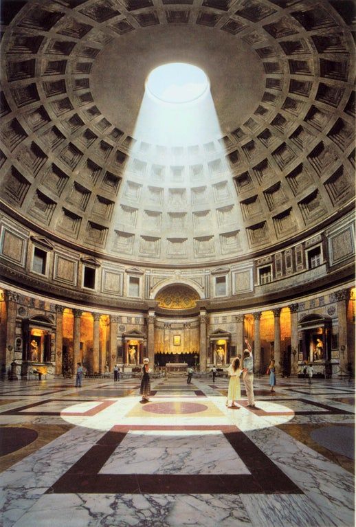 <p>What were the key features of the Pantheon?</p>