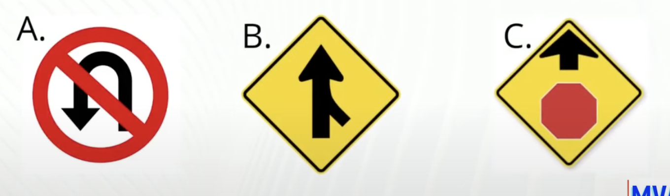 <p>No U Turn. You must not make a complete turn to go in the opposite direction where this sign is displayed. </p>
