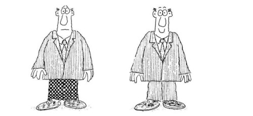 to match or suit (something) [in this phrase you must stress the first word]