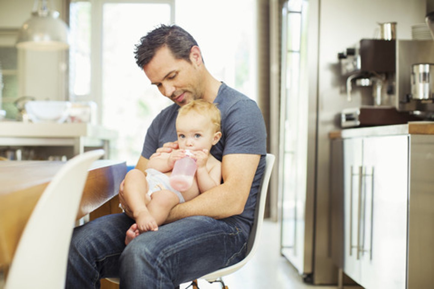 <p>a stay-at-home wife/husband</p>
