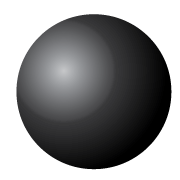 <p>Each atom is a big ball </p>