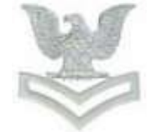 <p>One eagle above two chevrons (E5)</p>