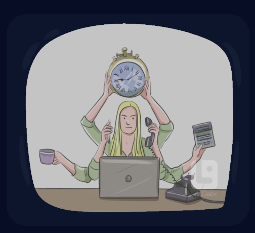 <p>To be very busy or involved with something. </p><ul><li><p>(<strong>Bận rộn ngập đầu, không ngơi tay, đang rất bận</strong>)</p></li></ul><p>Dạng liên quan:</p><ul><li><p><strong>Up to my neck in work</strong> (Bận đến tận cổ). </p></li><li><p><strong>Snowed under</strong> (Bị vùi lấp trong công việc).</p></li></ul><p></p>