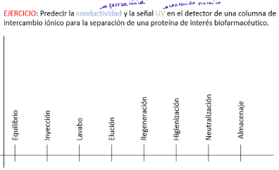 <p>Resuelve este ejercicio para una cromatografía de intercambio iónico:</p>