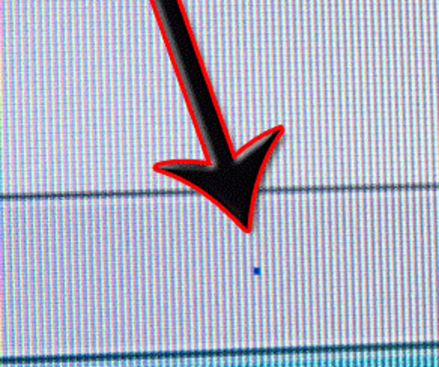 <p>Pixel w/ a malfunction or sensor error</p>
