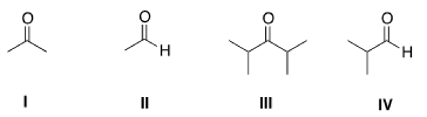 <p>II &gt; IV &gt; I &gt; III</p>