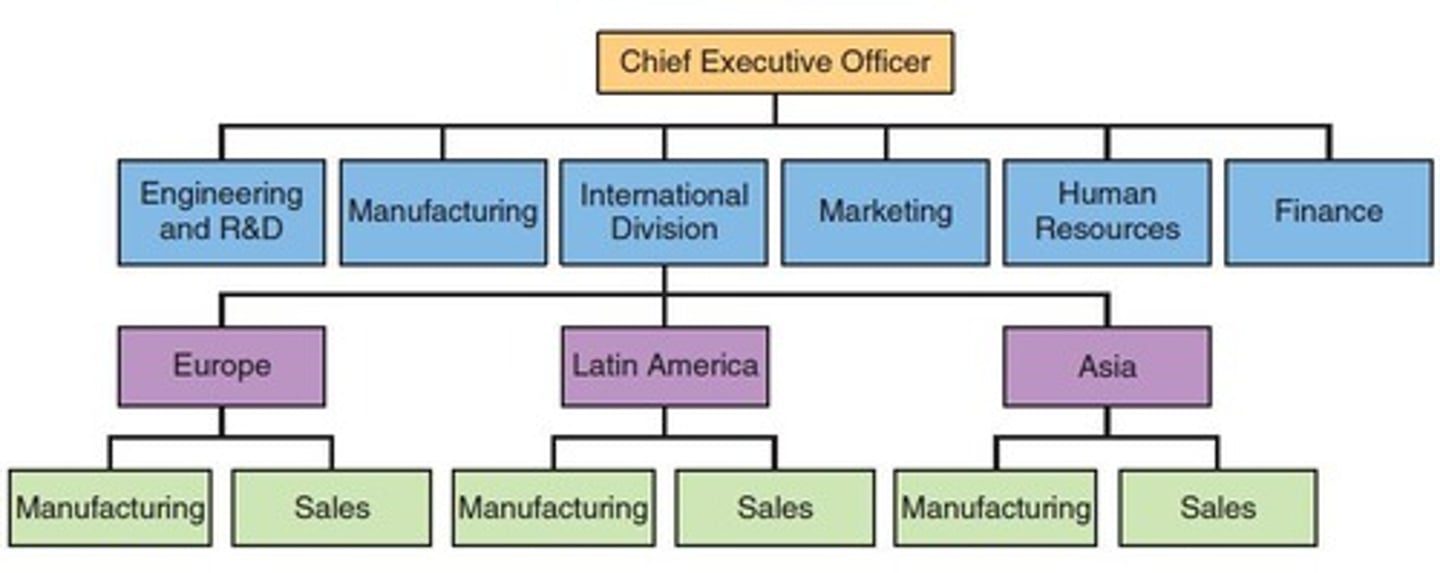 <p>Concentrates international efforts in one location.</p>