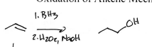 <p>Alcohol addition at less substituted carbon (Anti-Markovnikov); selectivity = opposite adjacent R group</p>