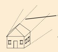 <p>In divergent or reverse perspective, forms widen slightly and imaginary lines called <strong>orthogonals</strong> diverge as they recede in space.</p>