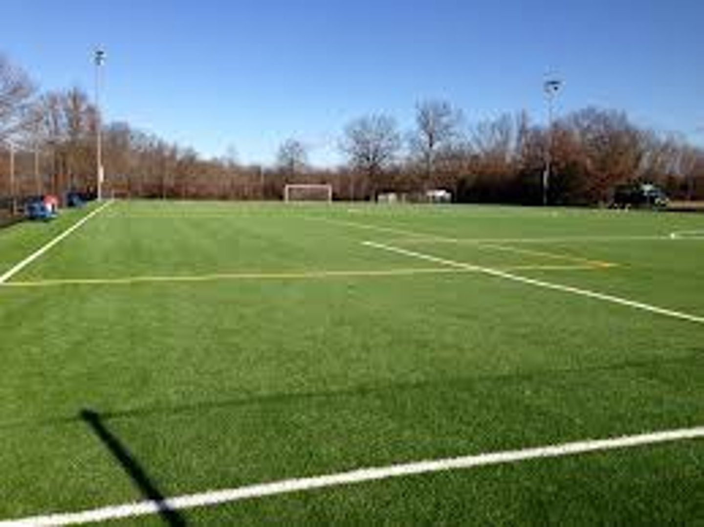 <p>a football field</p>