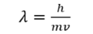 <p>effect of increased momentum on diffraction</p>