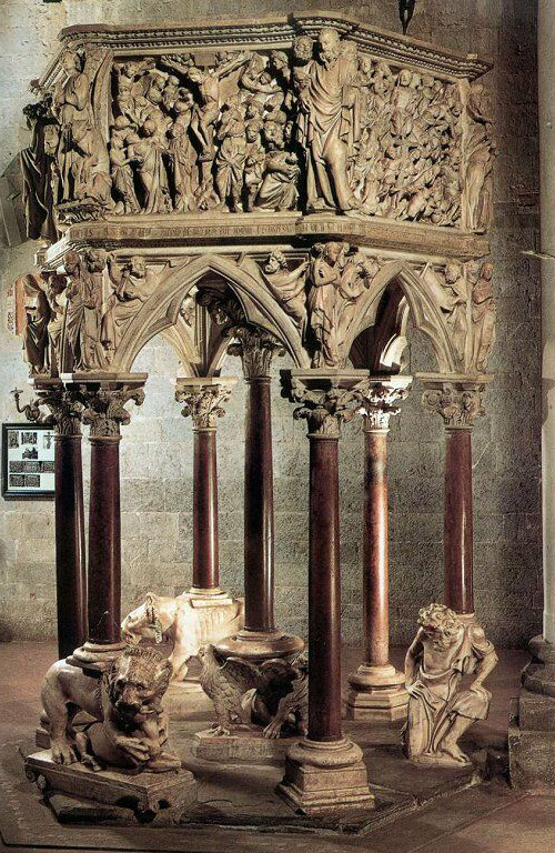 <p>Pulpit, Sant’Andrea Pistoia</p>
