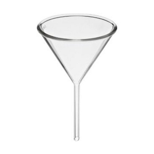 <p>A funnel is a cone-shaped device with a wide opening at the top and a narrow tube at the bottom. It is used to channel or direct substances, such as liquids or powders, into a smaller opening or container with precision and ease. Funneling helps to prevent spillage and ensures a controlled flow of the substance being transferred.</p>