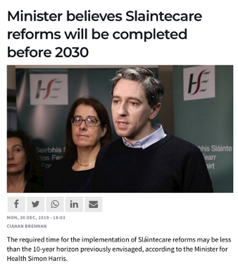 <p>Slaintecare for an ageing population</p>