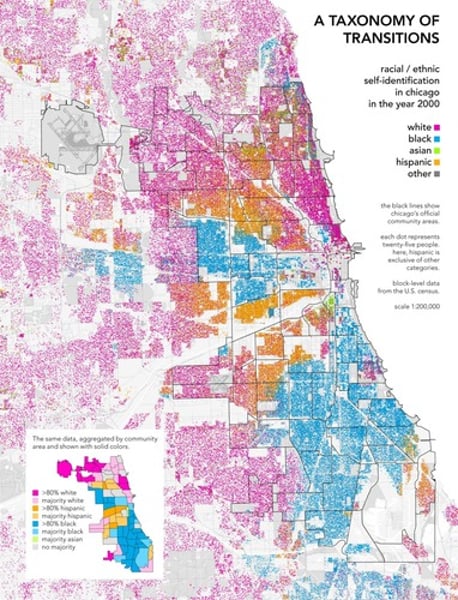 <p>Indirect segregation that occurs because of social and economic differences, NOT by laws</p>