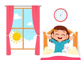 <p>despierto</p><p>Me despierto a las 7:10 am.</p>