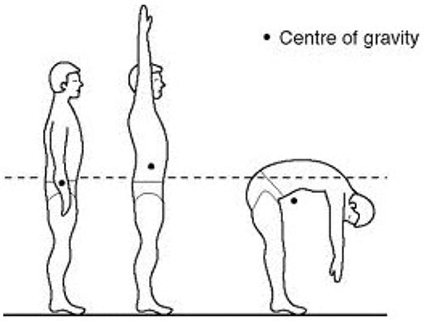 <p>A body or object's COG is the point around which weight is balanced/evenly distributed regardless of the position of the body</p>