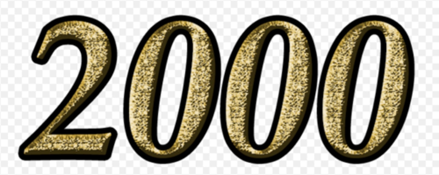 <p>2000</p>
