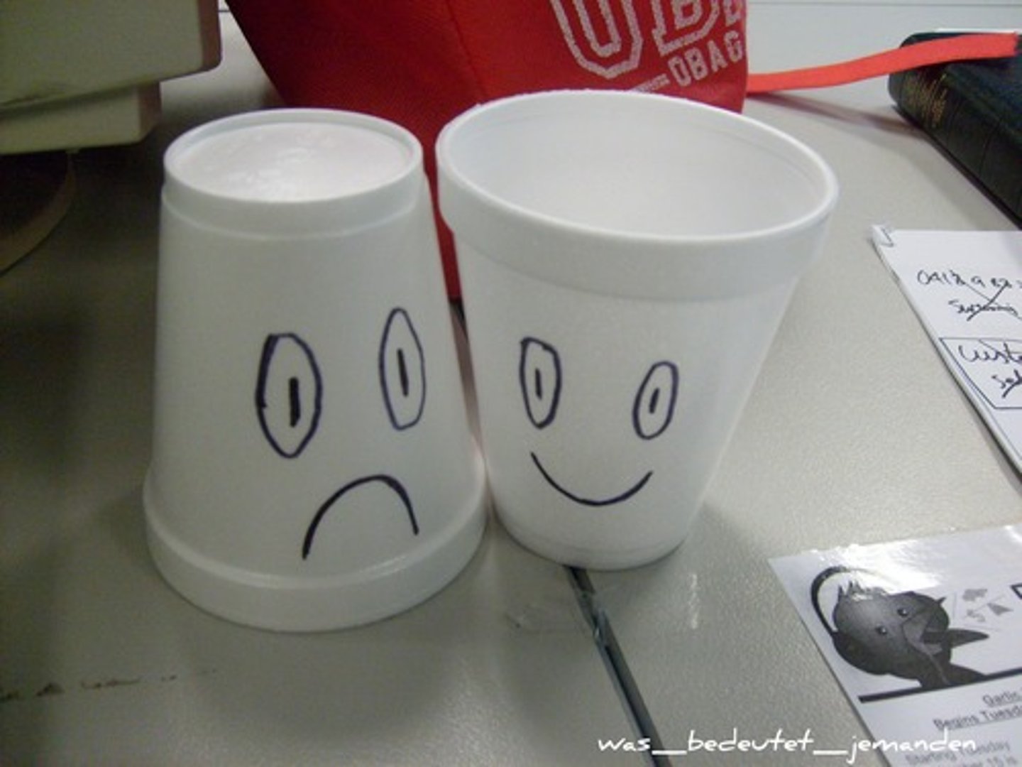 <p>styrofoam cup</p>