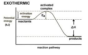 <p>If the products have stronger bonds than reactants, then the products have lower enthalpy than the reactants and are more stable; in this case, energy is released by the reaction, or the reaction is exothermic.</p>