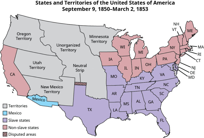 <p><span>Addressing issues related to the <strong>status of new territories</strong> acquired from Mexico, including California's admission as a free state, popular sovereignty in New Mexico and Utah, and the Fugitive Slave Act.&nbsp;</span></p>