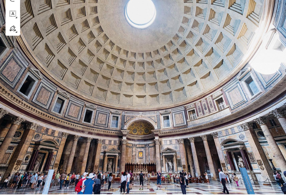 <p>Interior of the Pantheon</p>