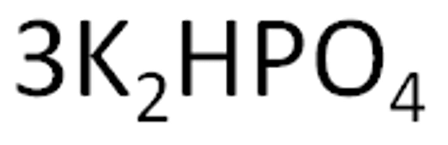 <p>How many Potassium (K) atoms?</p>