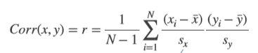 scale invariant 

cor(x,x) = 1

zwischen -1 bis +1