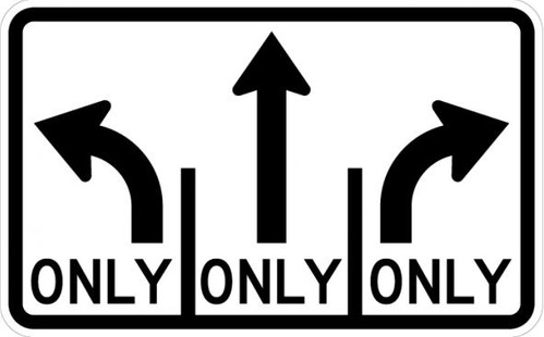 <p>What sign does this mean?: Lane Use Control</p>