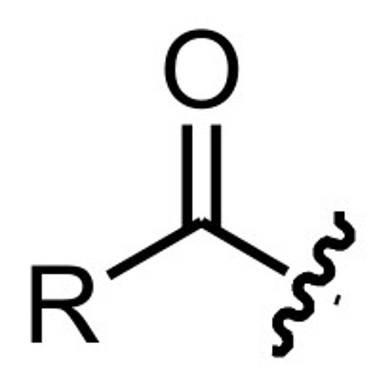 <p>The term describing a carbonyl group (C=O bond) connected to an alkyl group or aryl group</p>