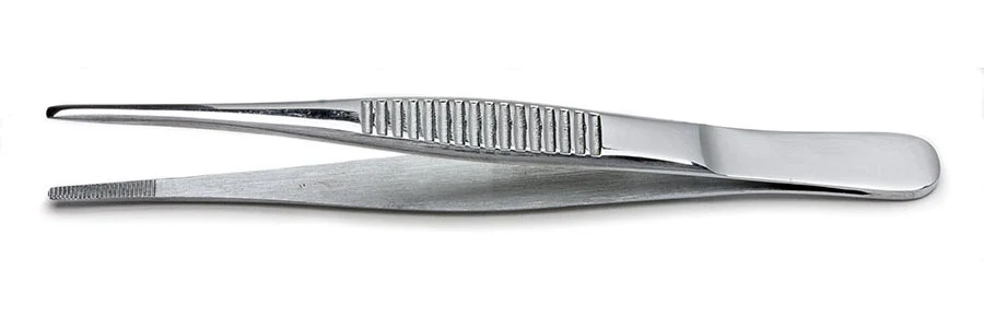 <p>Very long hemostats.</p><p>Can be used to pack orifices or handle contaminated bandage dressings</p>