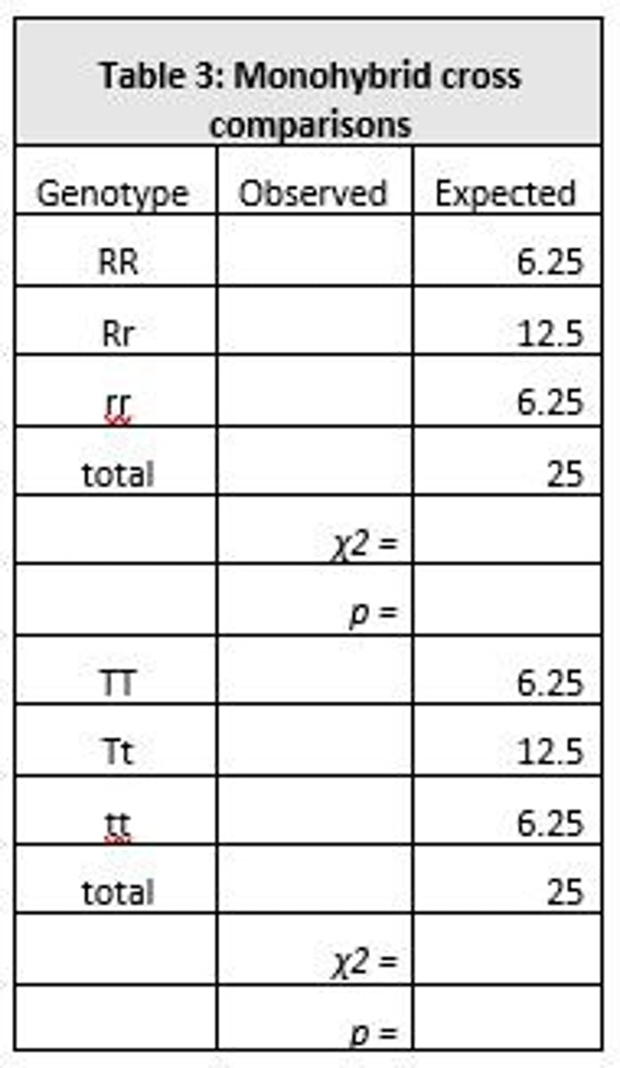 <p>A Punnett square is used to determine the probability of parental traits being expressed in offspring.</p>