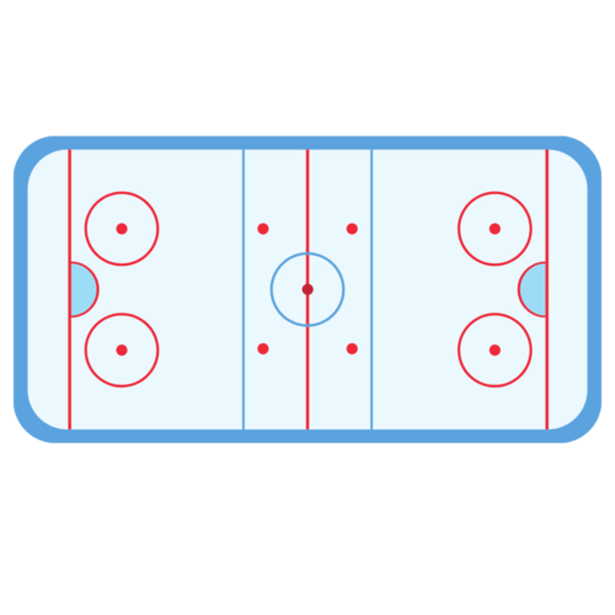 <p>A large area covered with ice where people go to ice-skate.</p>