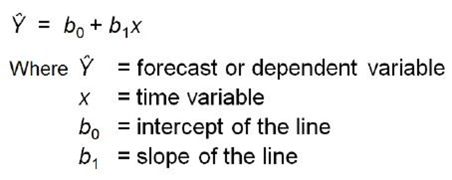 <p>-trend can be estimated using simple linear regression to fit a line to a time series</p>