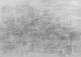 <p>Julie Mehretu (*1970) Berliner Plätze 2007-09, ink and acrylic on canvas</p>