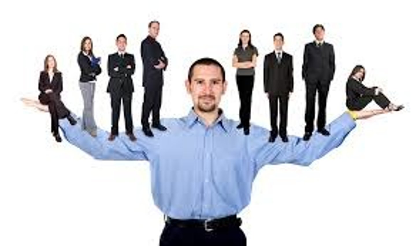 <p>The manager</p>