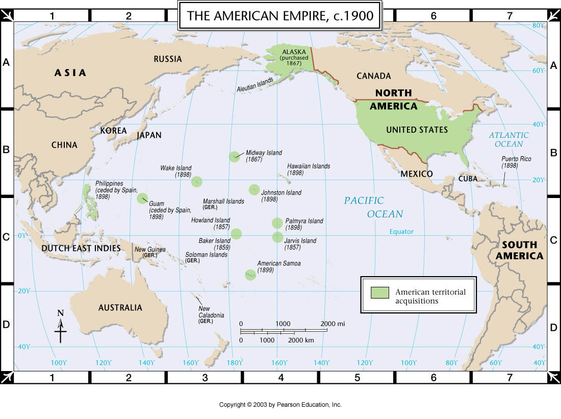Map of US Imperialism