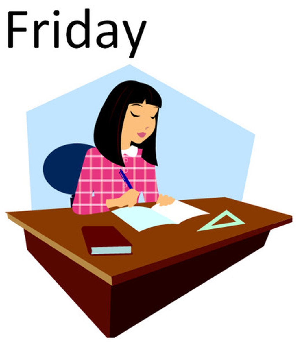 <p>Friday</p>