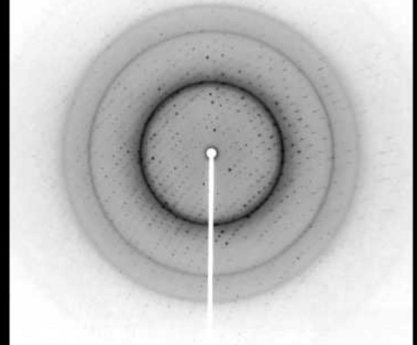 <p>-Shine x-rays at crystal and rotate crystal to expose different planes in the unit cells to deflect the x-rays onto a detector (rotate crystal to get structure of whole thing)</p><p>-As you rotate your crystal many pictures are taken of the spots detected, the spots change as you rotate your crystal</p><p>-Can use location and intensity of spots to figure out where electrons/atoms are in your crystal</p>