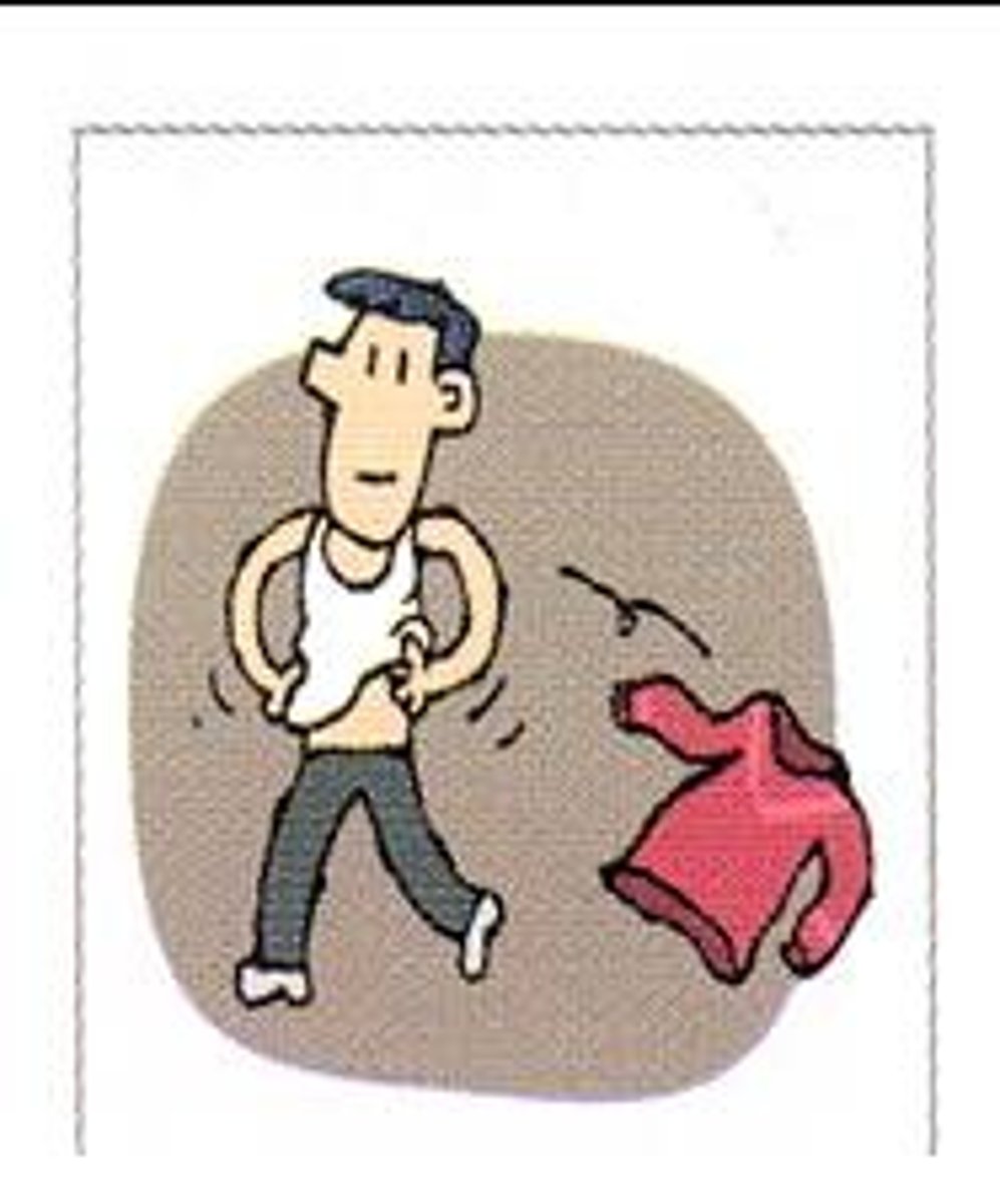 <p>to take off</p>