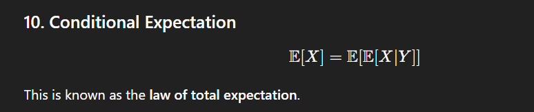 <p>How to express E[X] in form of E[X|Y]</p>