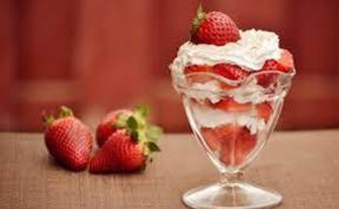 <p>strawberries and cream</p>