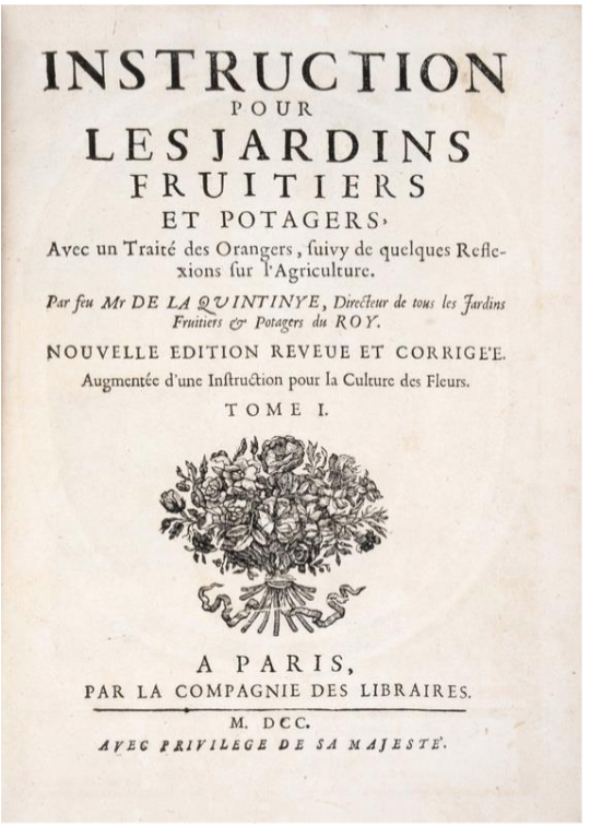 <p>Jean Baptiste de la Quintinie,</p>