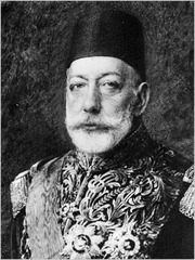 He was the leader of the Ottoman Empire and supported the losing German side during World War I.