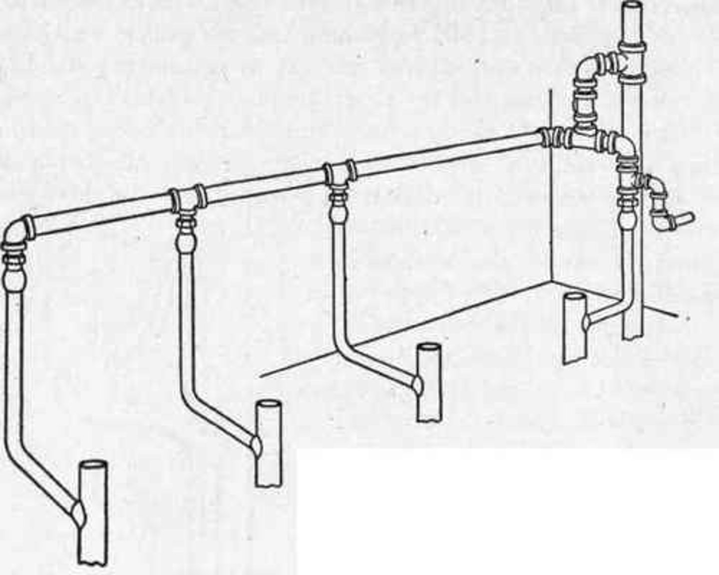 <p>any of two or more similar adjacent fixture which discharge into a common horizontal soil or waste branch.</p>