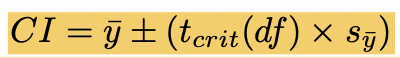 <p>one sample size</p>
