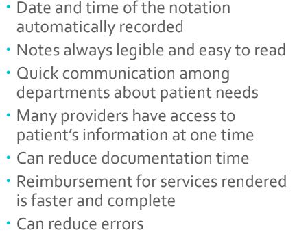 <p>documentation can be done as implementations are preformed </p>