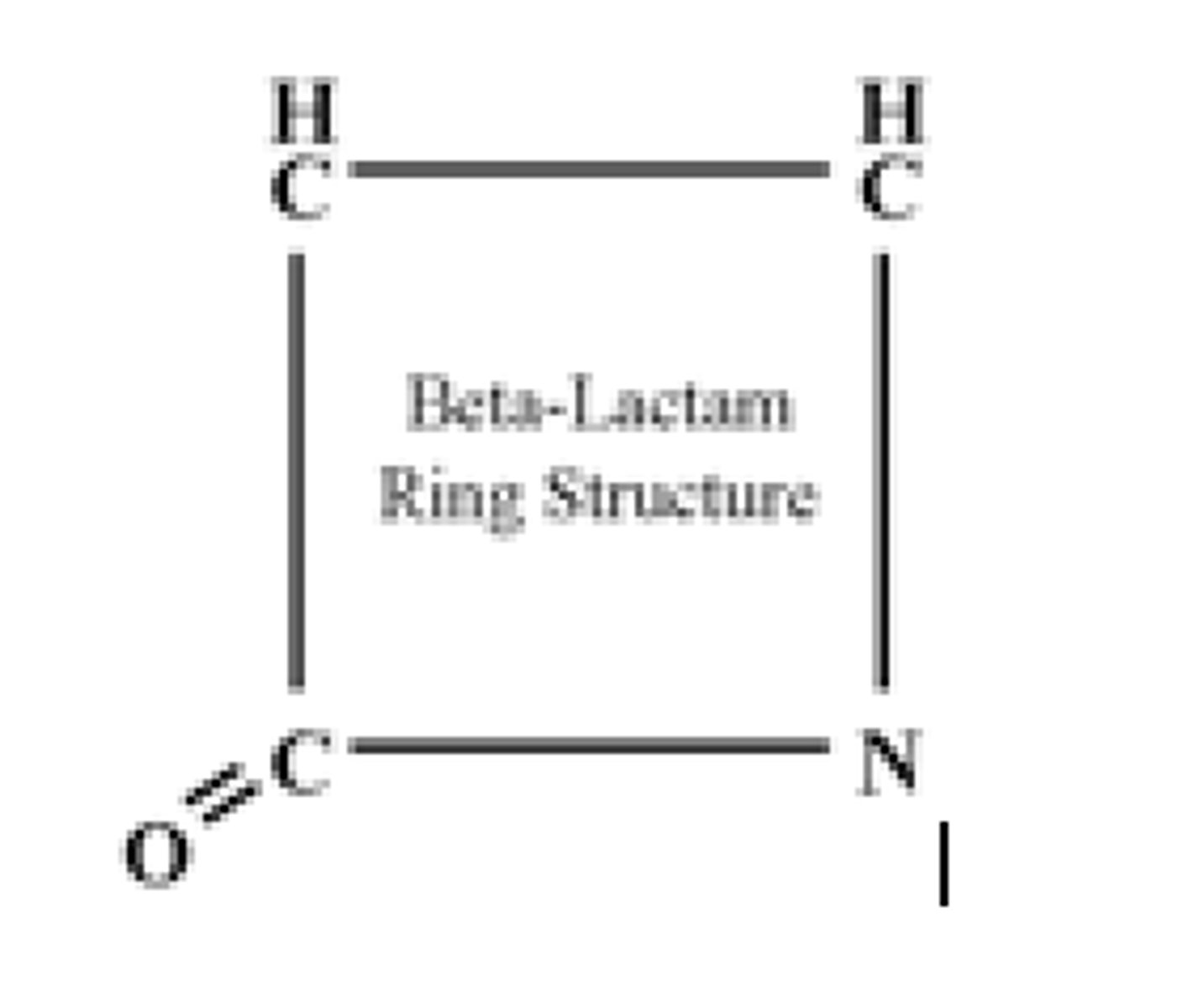 <p>common in all antibiotics that are cell wall synthesis inhibitors.</p>