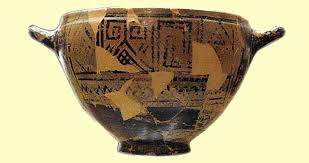 <p>-from Pithekoussai in Magna Graeca </p><p>-writing as a technology</p><p>derived from the Phoenician alphabet</p>