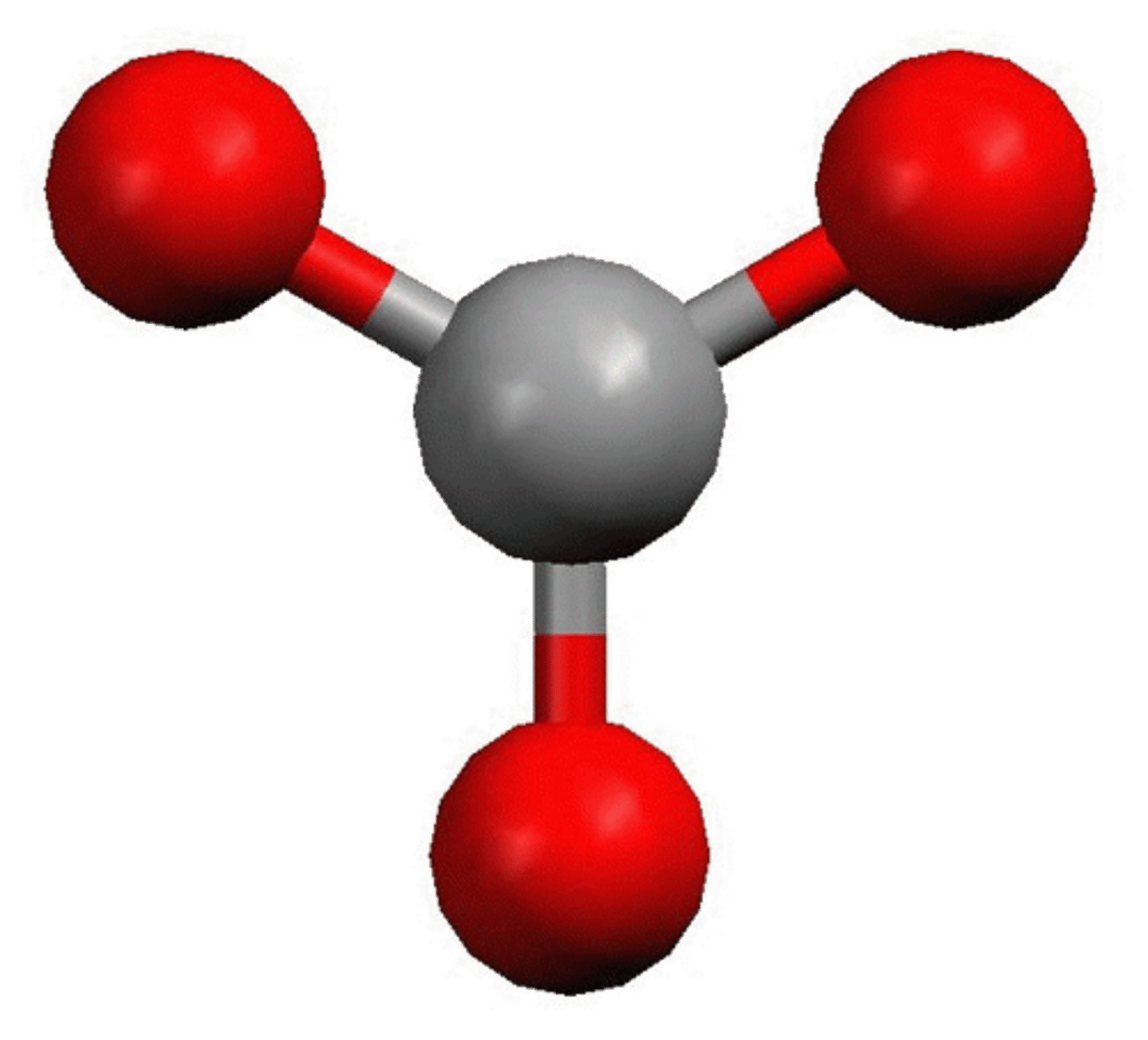 <p>Trigonal planar; electron geometry: trigonal planar; 120°; sp²</p>